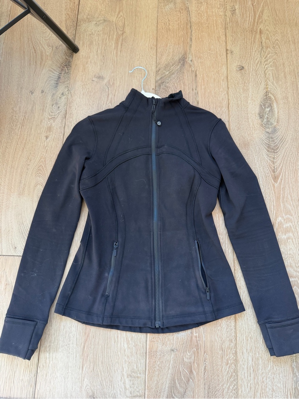 lululemon athletica Black Fitted Zip-Up Utility Jacket